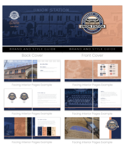 Brand style guide for Union Station in Ogden, Utah.